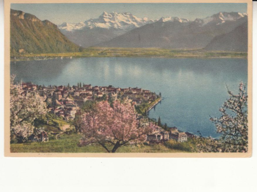 Cartoline postali: Montreux ca. 1950 – Usato da Bürglen TG venduto da StampGraf