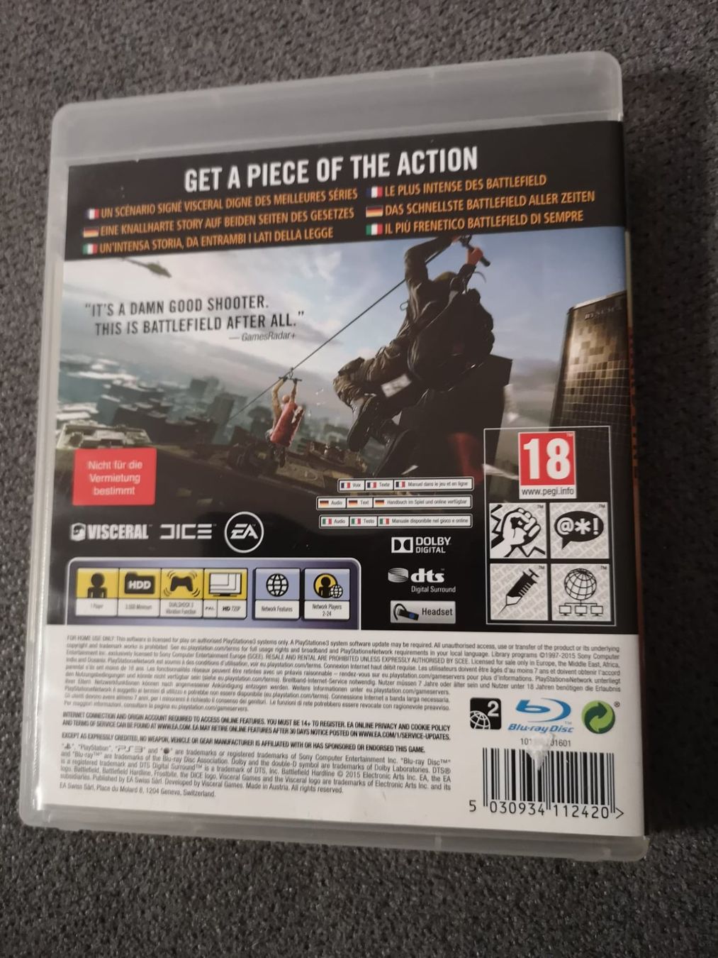 Giochi: Battlefield Hardline (PS3) – Usato da Herisau venduto da Seyashop1 1
