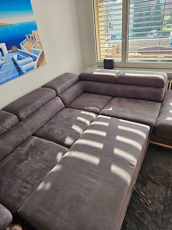 Divani: Ecksofa in Dunkelgrau mit Bettfunktion – Usato da Kaltbrunn venduto da Andrea_Bea1 2