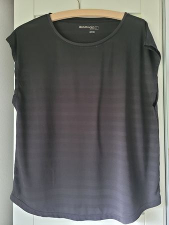 even&odd ärmelloses Sportshirt schwarz Grösse L