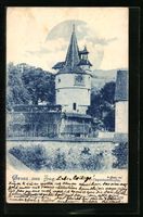 AK Zug, Capuzinerturm, 1901