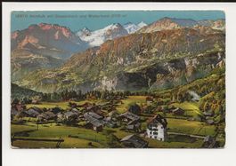 AK 1911 Hohfluh mit Dossenhorn und Wetterhorn 🏞️ Brünig st.