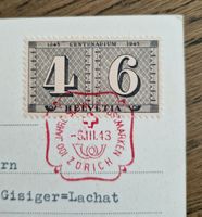 100 Jahre Schweiz. Postmarken 1943, Ansichtskarte