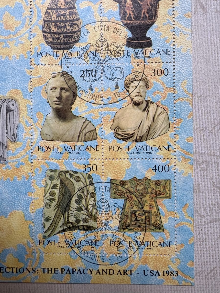 Tutti i francobolli: Feuillet de timbres oblitérés Vatican 1983 – Nuovo (secondo la descrizione) da Zweisimmen venduto da Domii 2