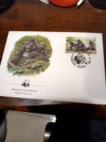 WWF - Gorille, premier jour 25-3-85, cachet spécial, rare
