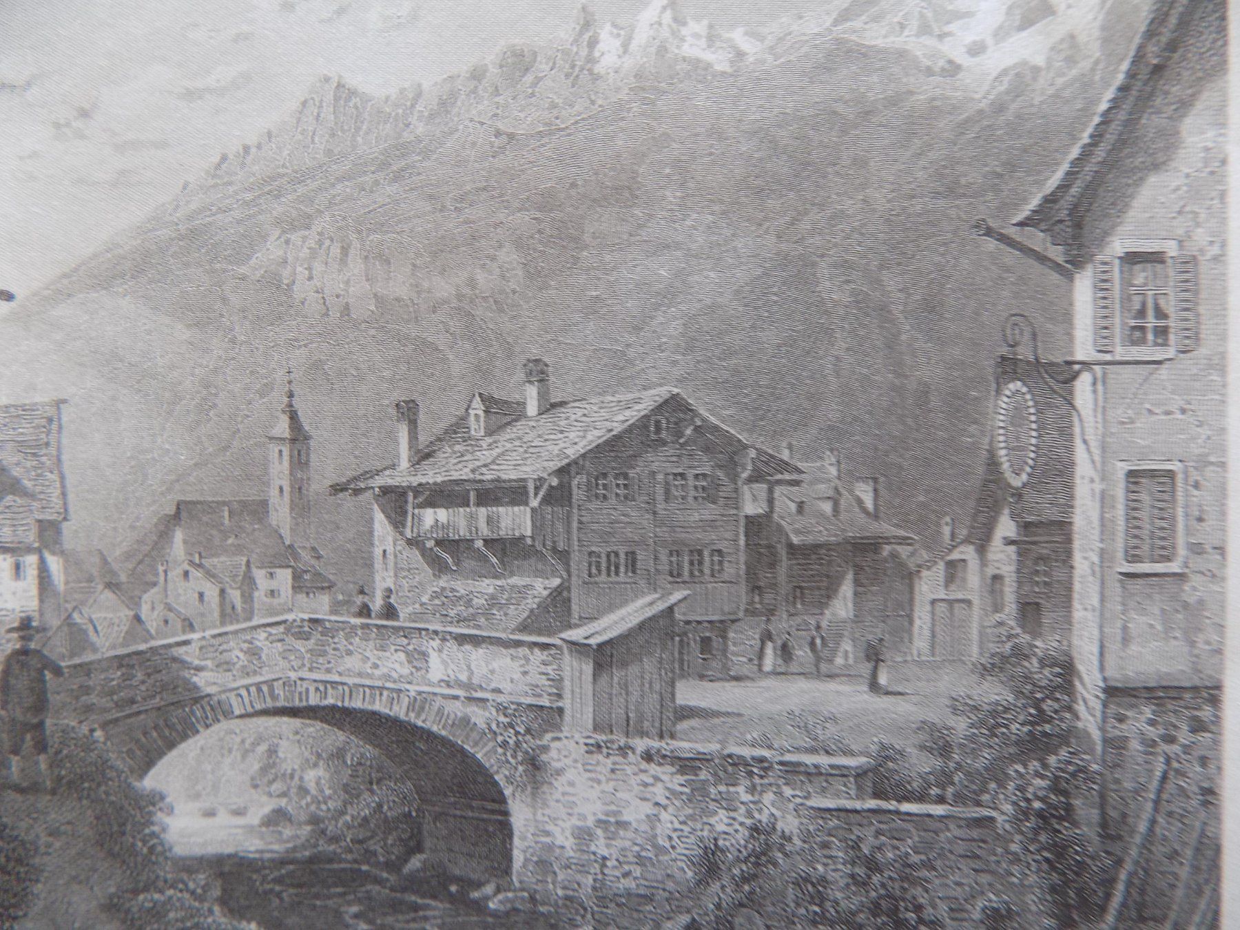 Incisioni: Andermatt Stahlstich Rohbock – Usato da Risch venduto da Antikfee 5