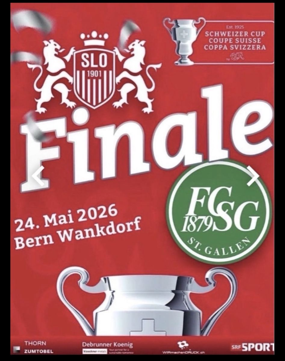 Biglietti: 1 x Ticket !   Sektor Süd Balkon – Nuovo e nell'imballaggio originale da Herisau venduto da Valentin6