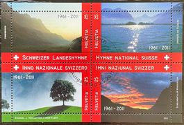 Sonderblock 50 Jahre Schweizer Landeshymne