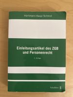 Einleitungsartikel des ZGB & Personenrecht, 3. Auflage