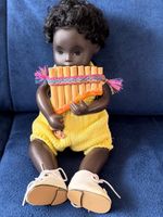 Planflöte mini, Bambus, für das Sasha Baby oder 30 cm Puppe