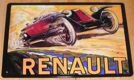 Blechschild  3D- RENAULT