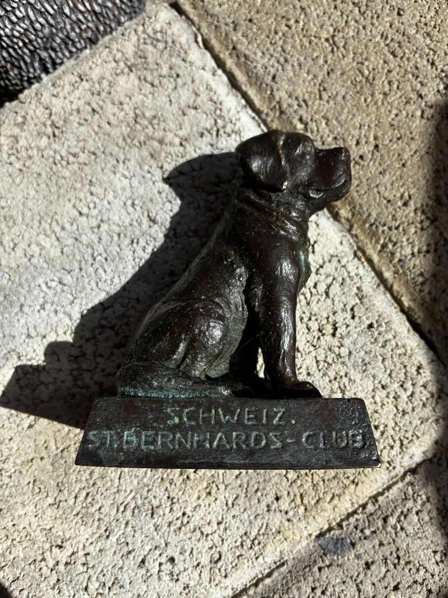 Sculture & Statue: Bronze Berhardiner von 1934 – Usato da Lengnau BE venduto da Warmbrodt 1