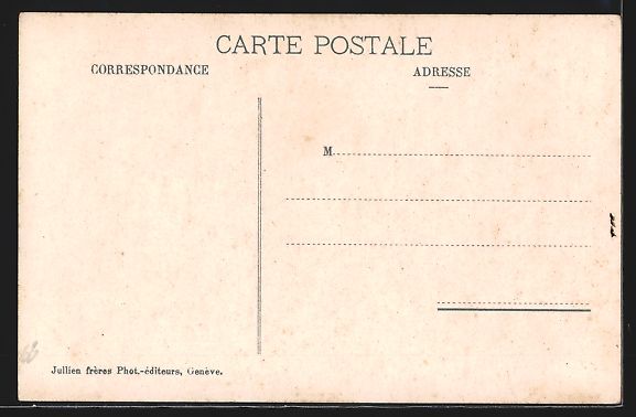 Cartes postales: AK Genève, Monument Brunswick – D'occasion à Berlin par bartko-reher 1