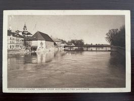 SOLOTHURN Aare, linkes Ufer mit dem alten Landhaus, Meisser