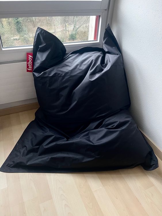 Sessel Fatboy XL Sitzsack in Schwarz, Nylonsitzsack Neu! (Neu (gemäss ...