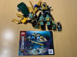 Lego Ninjago 71750 Lloyds Hydro Mech gebraucht komplett