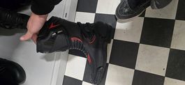 Motorradstiefel Schwarz Rot