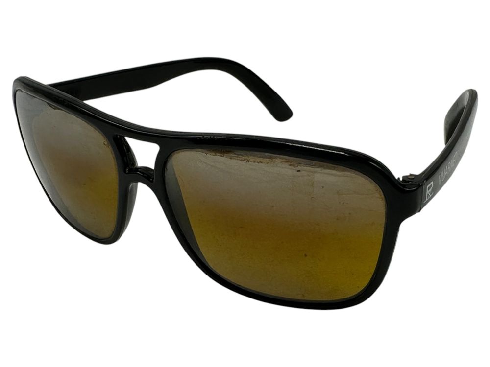 Lunettes de soleil vintage VUERNET noires verres jaunes (D