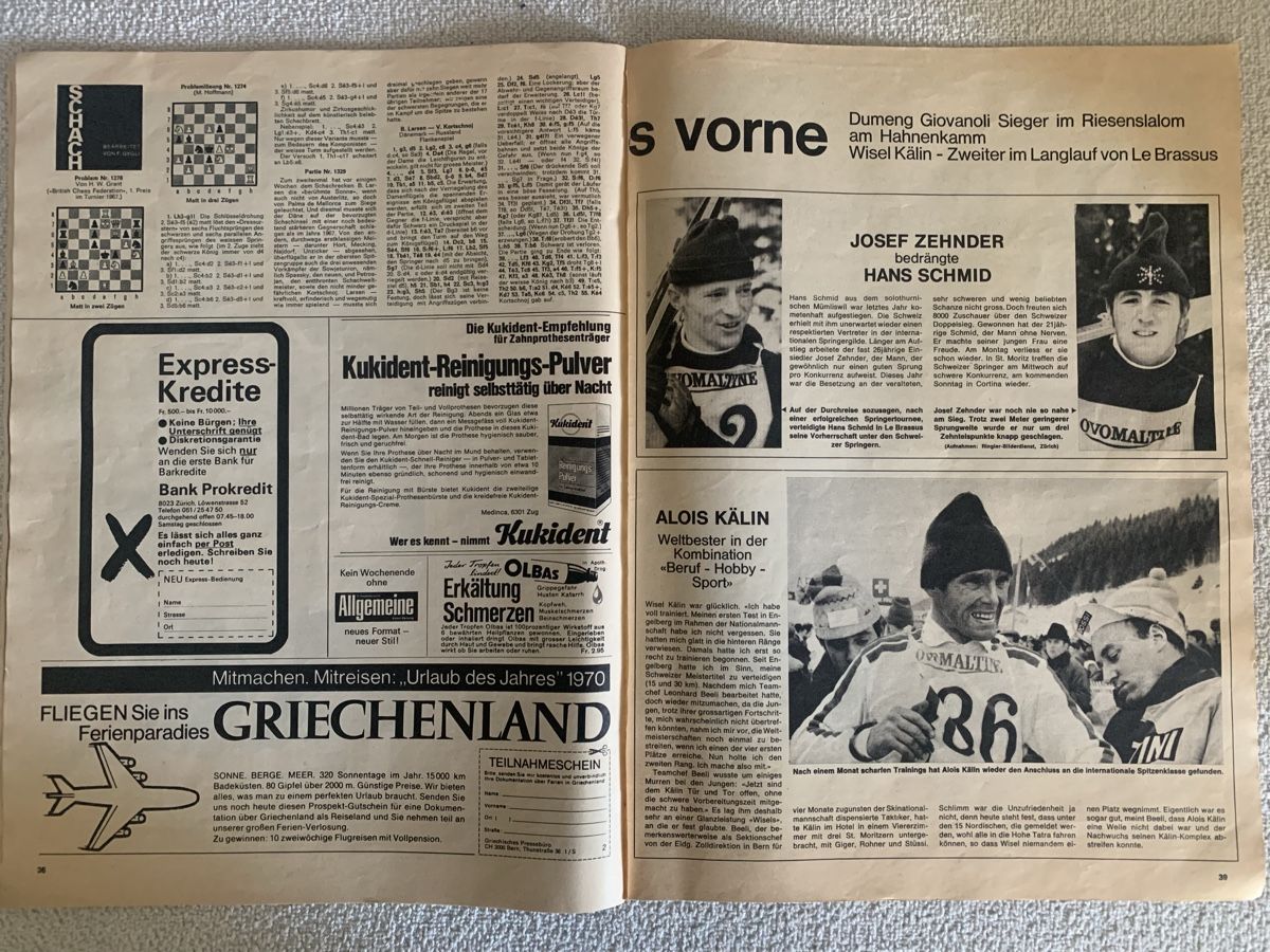 Zeitschriften & Magazine: Schweizer Illustrierte vom 19.01.1970 – Gebraucht aus Niederteufen von Marc_sg 4