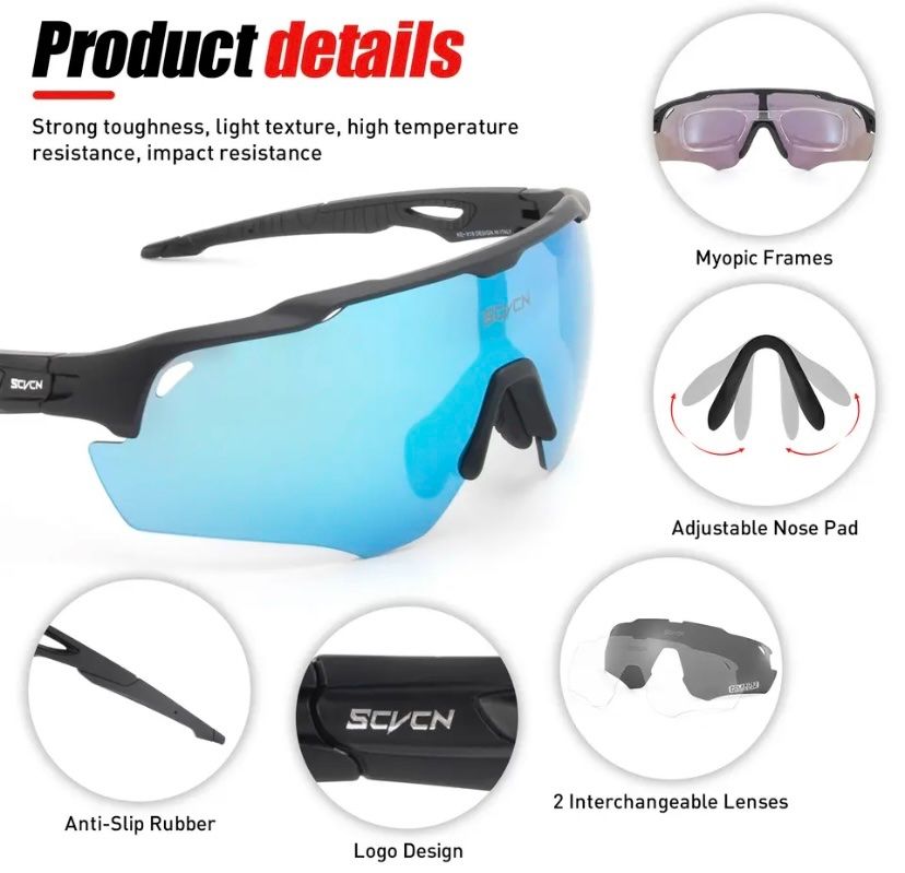 Occhiali & Lenti: Fahrrad Sport Brille – Nuovo e nell'imballaggio originale da Suhr venduto da sjay.Cv 4