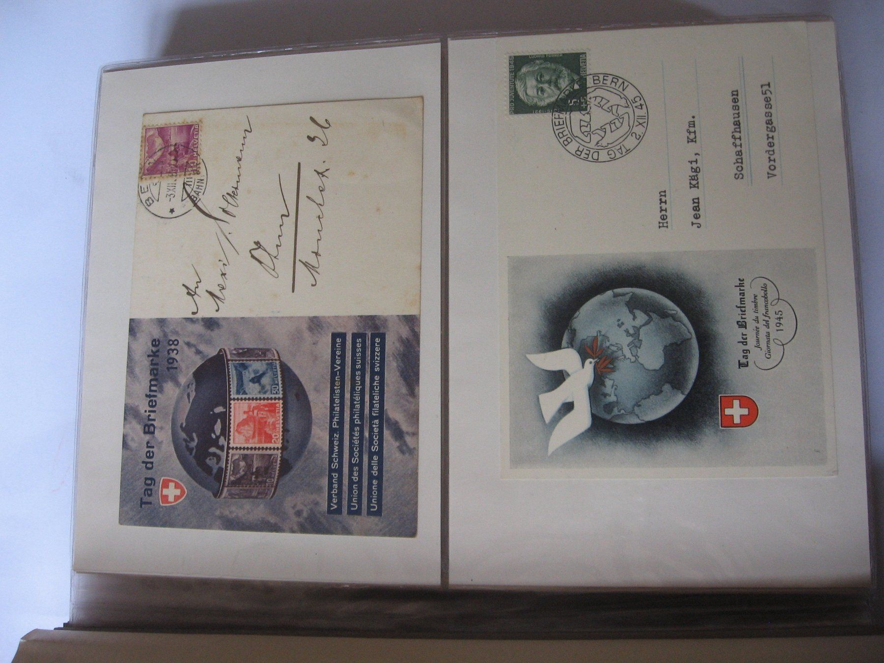 Tutti i francobolli: Album mit Tag der Briefmarkenbelegen – Usato da Nürensdorf venduto da Misterq 1