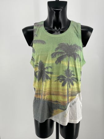 Tanktop Gr. S mit Palmen Motiv