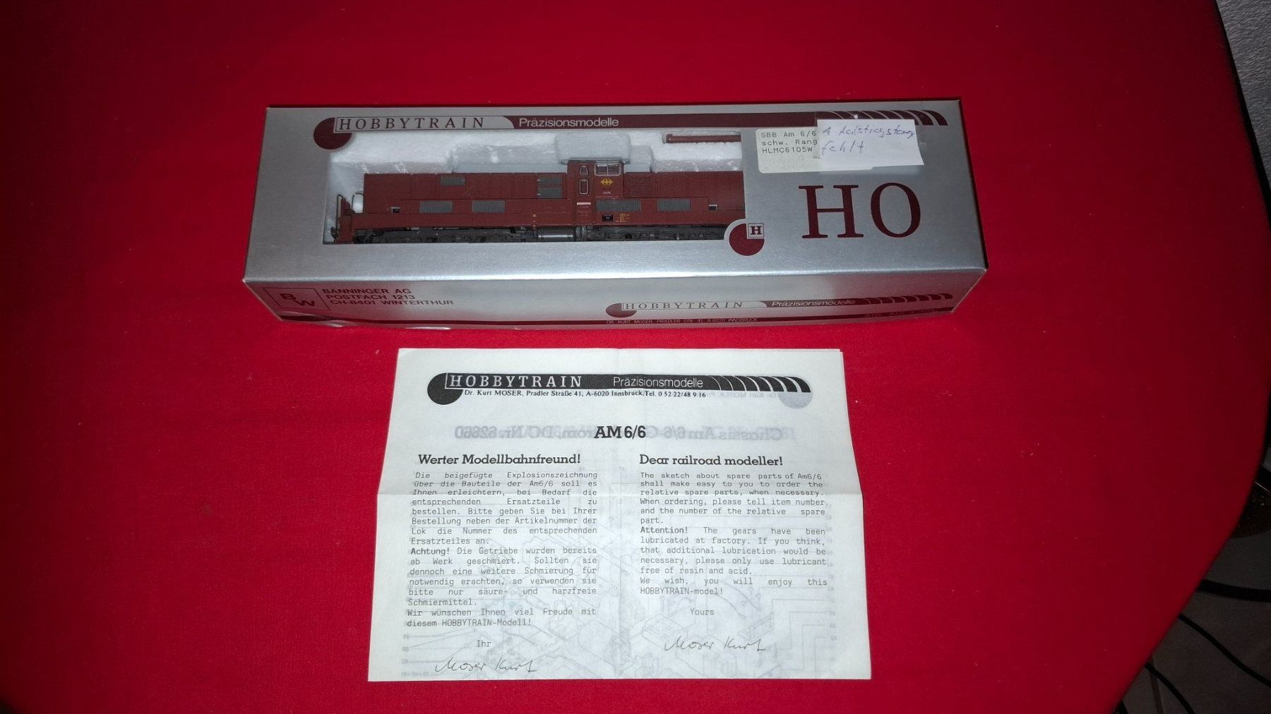 Hobbytrain Modellini di ferrovie: Hobbytrain : Am 6/6 der SBB, AC, Digital – Usato da Märwil venduto da Siebenzipfel 4