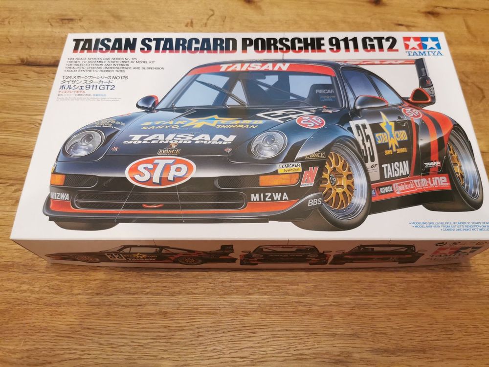 TAMIYA 1/10 RC PORSCHE 911 GT2 TURBO TAISAN STARCARD TA02SW - a photo