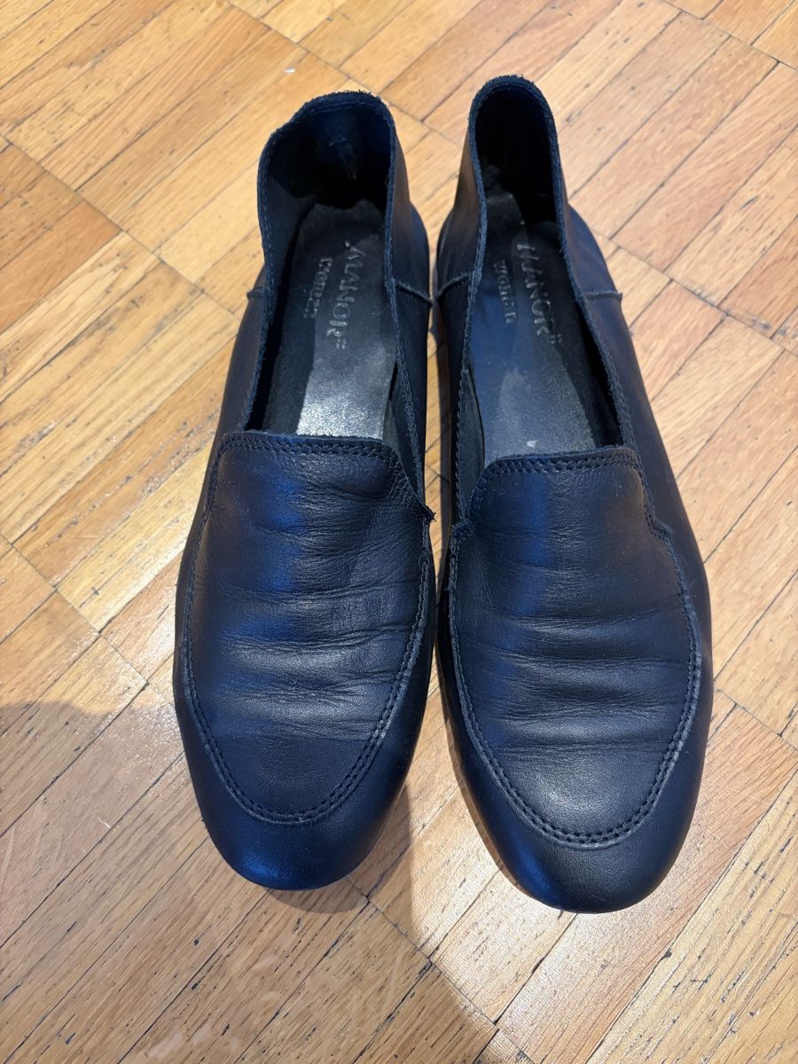 Damenschuhe: Real leather Woman Black Loafers, Size 37 – Neu (gemäss Beschreibung) aus Lugano von dia_5857