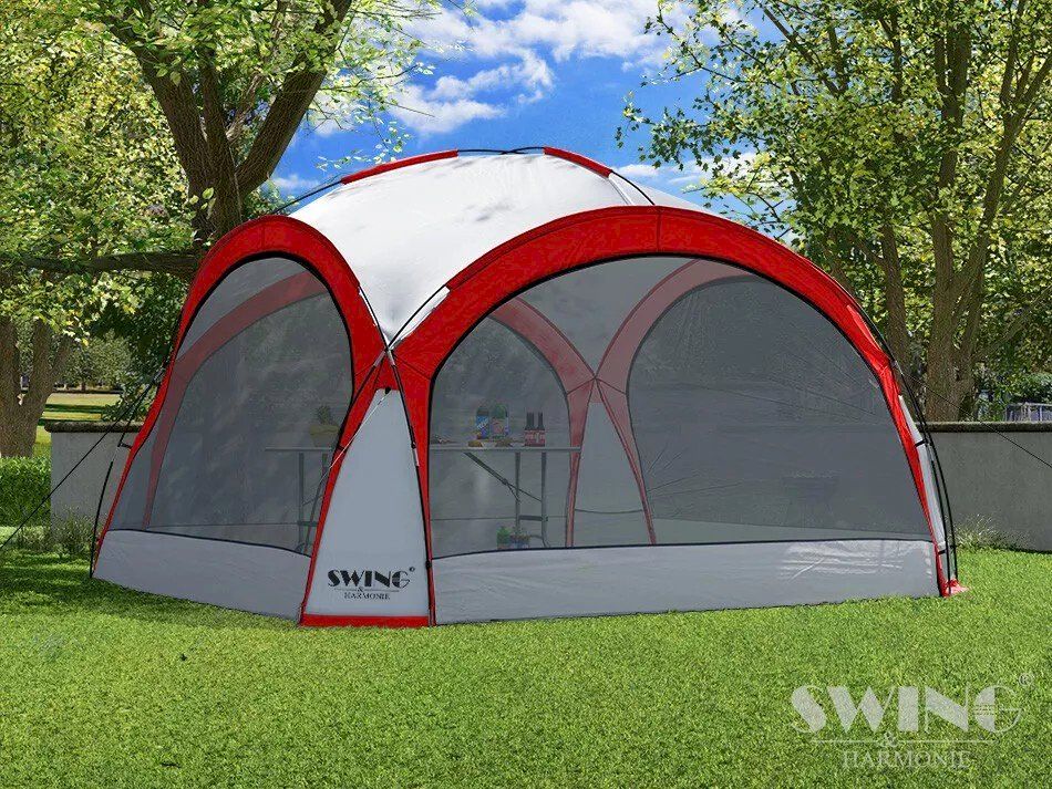 Tentes & Pavillons: LED Event Pavillon 3,60 m Rot – Neuf avec emballage d'origine à Bottighofen par zaap 3