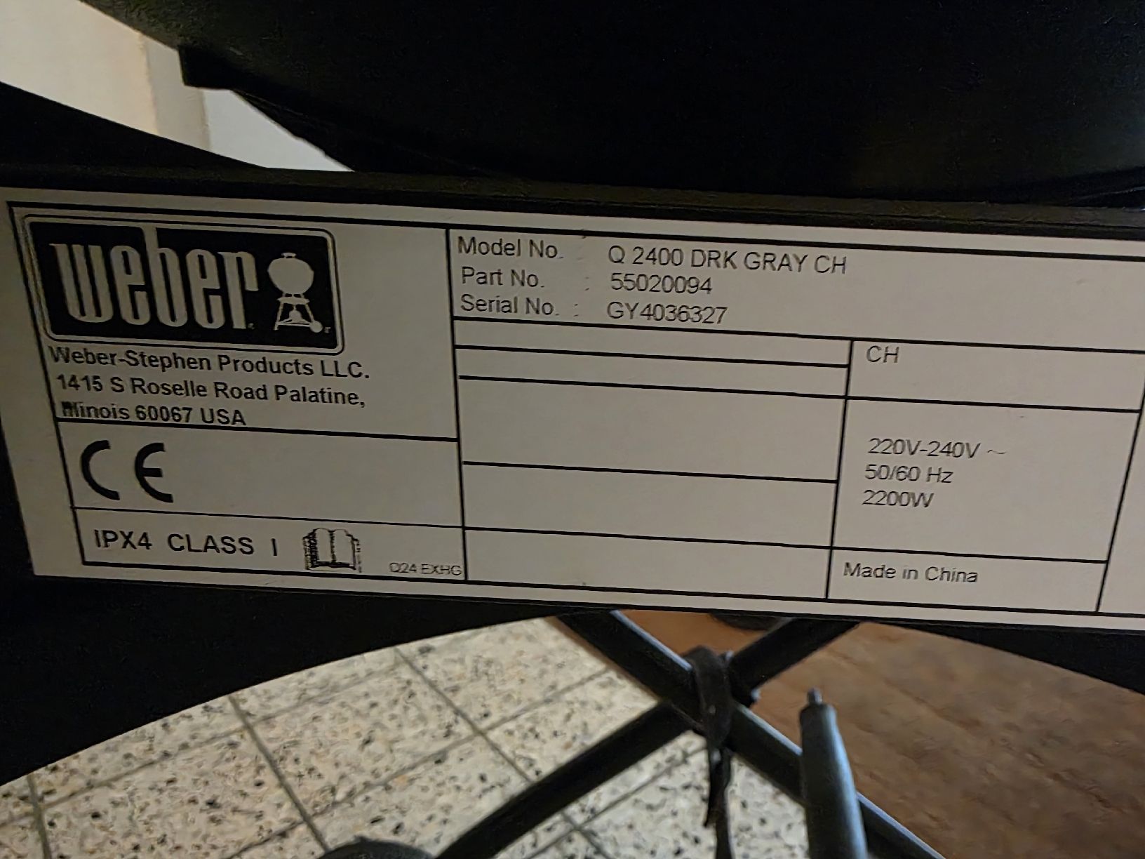 Weber Grils: Elektrogrill Weber Q 2400 grau mit Ständer gebraucht – D'occasion à Reinach BL par bru_qpv2 5