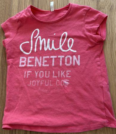 Benetton T-Shirt, Gr. 3-4 Jahre, mit Fleck