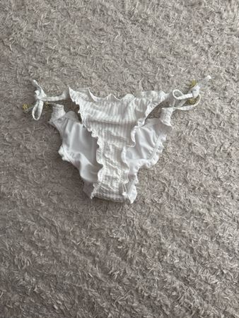 H&M Bikinihose weiss Gr. XS 