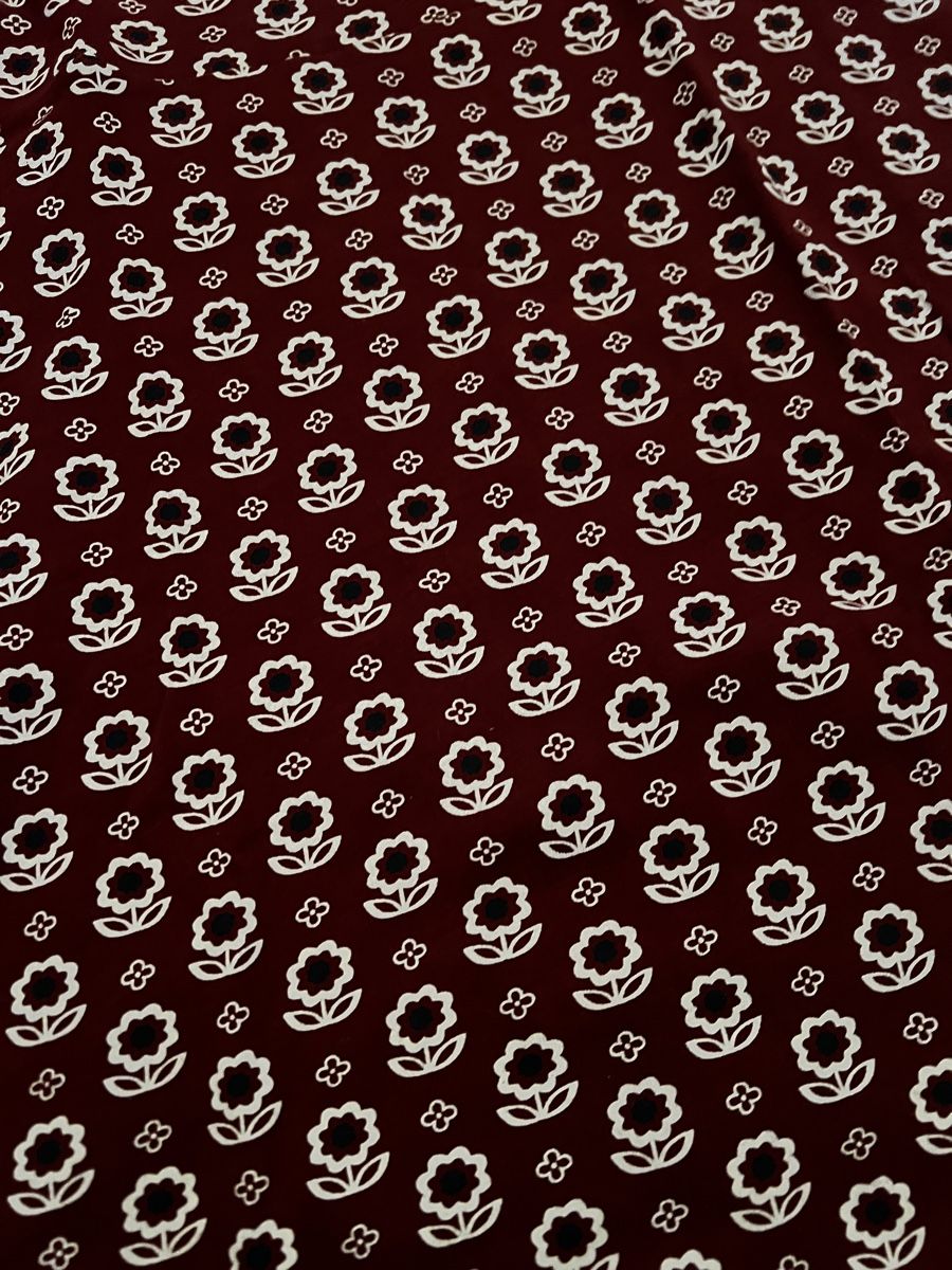 Vestiti & Gonne: Bordeaux Kleid mit Blumenmuster, Grösse 164 / 170 – Usato da Bern venduto da fla_yj25 2