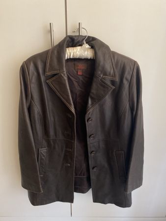 Vintage Lederjacke braun Grösse M guter Zustand