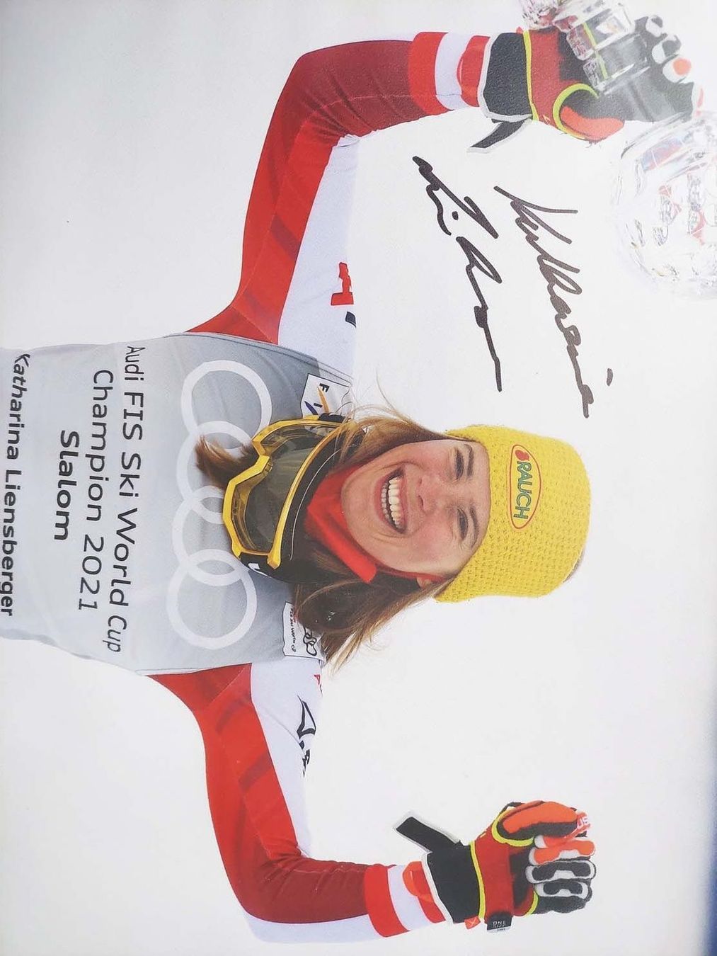 Autografi: Katharina Liensberger - Autogramm – Usato da Kaisten venduto da Simpsons4