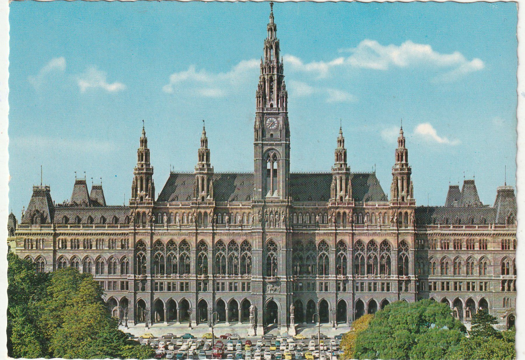 Cartoline postali: Wien Rathaus – Usato da Lumbrein venduto da made02