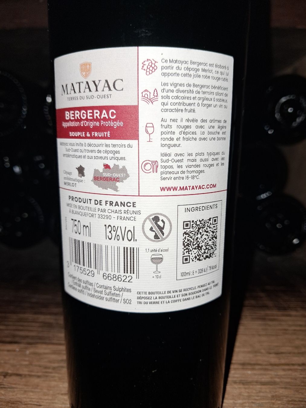 Wein: Matayac Bergerac AOP Merlot 2024 – Neu und originalverpackt aus Le locle von juliensaran 3