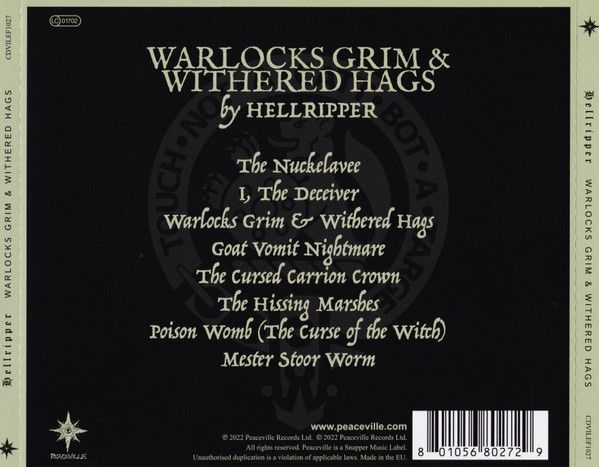 CD: CD Hellripper - Warlocks grim & withered hags (2022) – Nuovo (secondo la descrizione) da Möriken AG venduto da mineralia 1