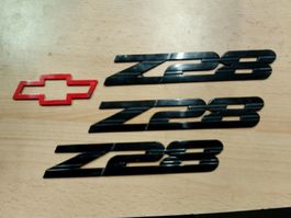 Camaro Z28, Klebeembleme