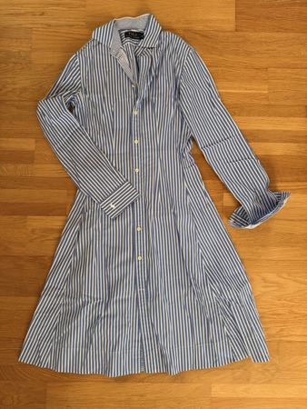 Hemdblusenkleid Polo Ralph Lauren blau gestreift