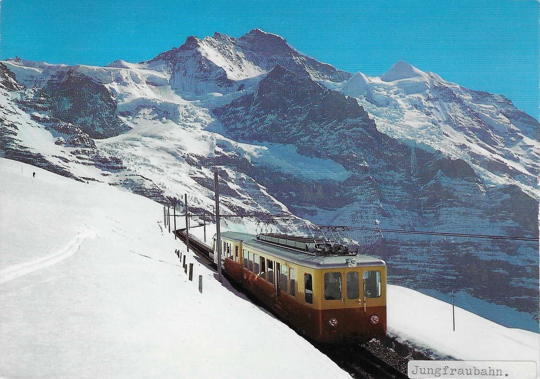 Cartoline postali: Jungfraubahn mit Jungfrau – Nuovo (secondo la descrizione) da Rothrist venduto da Stranglehold
