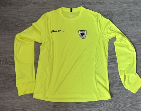 Torwarttrikot gelb mit FC Aarau Logo grösse 146/152