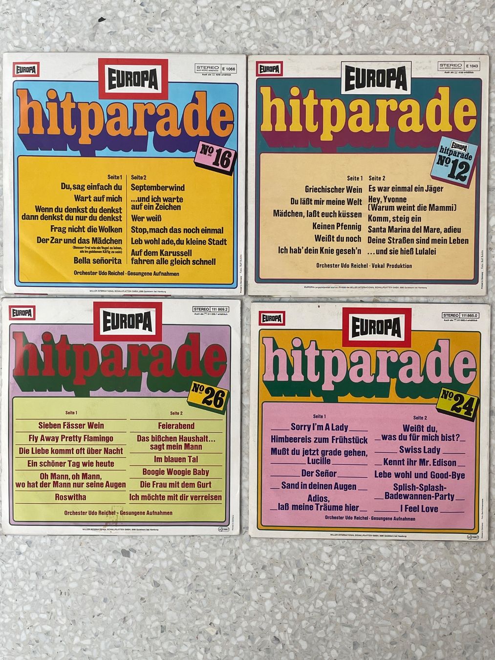 Dischi in vinile: Europa Hitparade 4 LP's – Usato da Sutz venduto da fx05 1