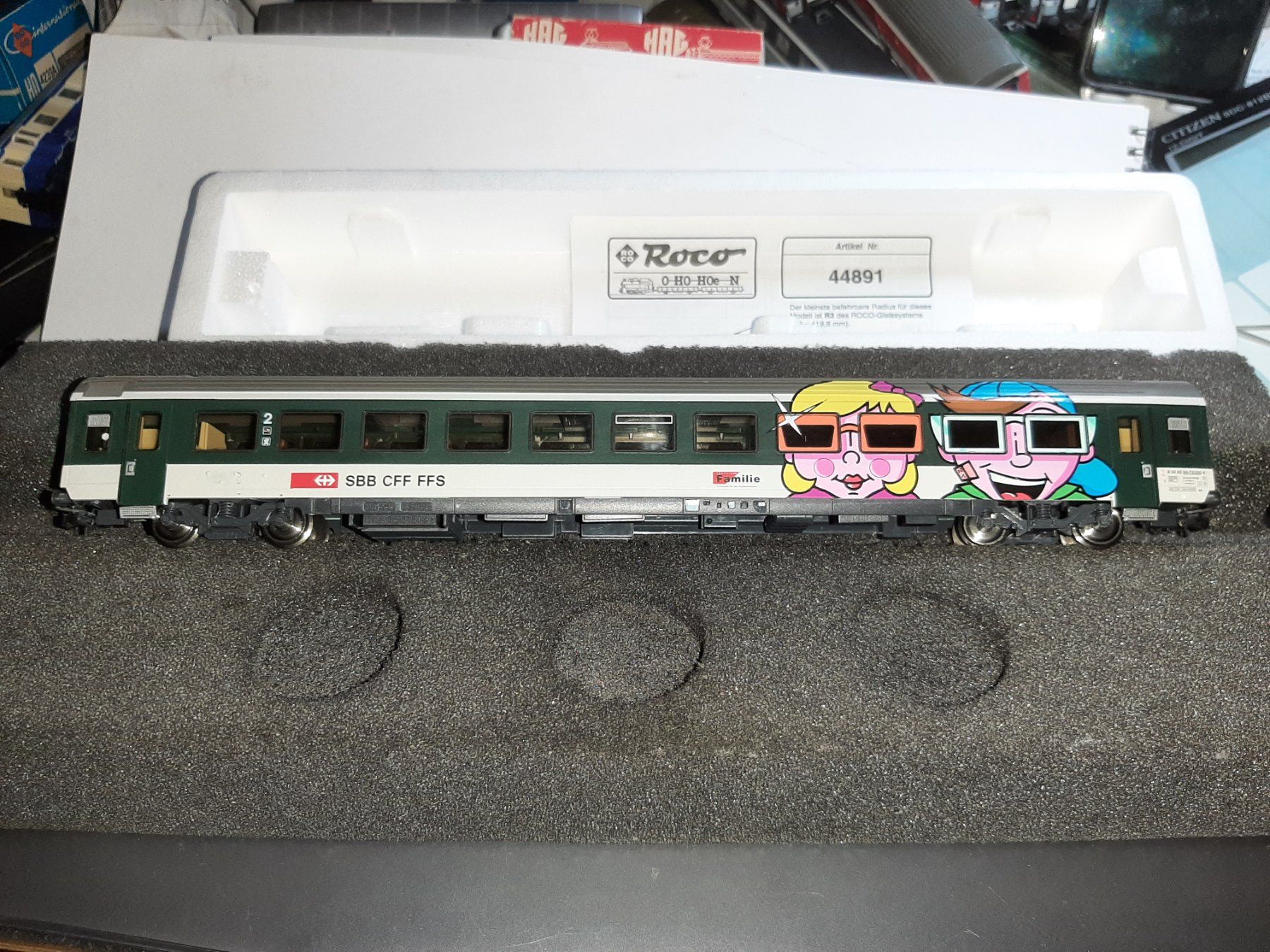 Roco Modellini di ferrovie: ROCO 44891 VOIT. ENFANTS – Usato da Avully venduto da RIVALIS 1
