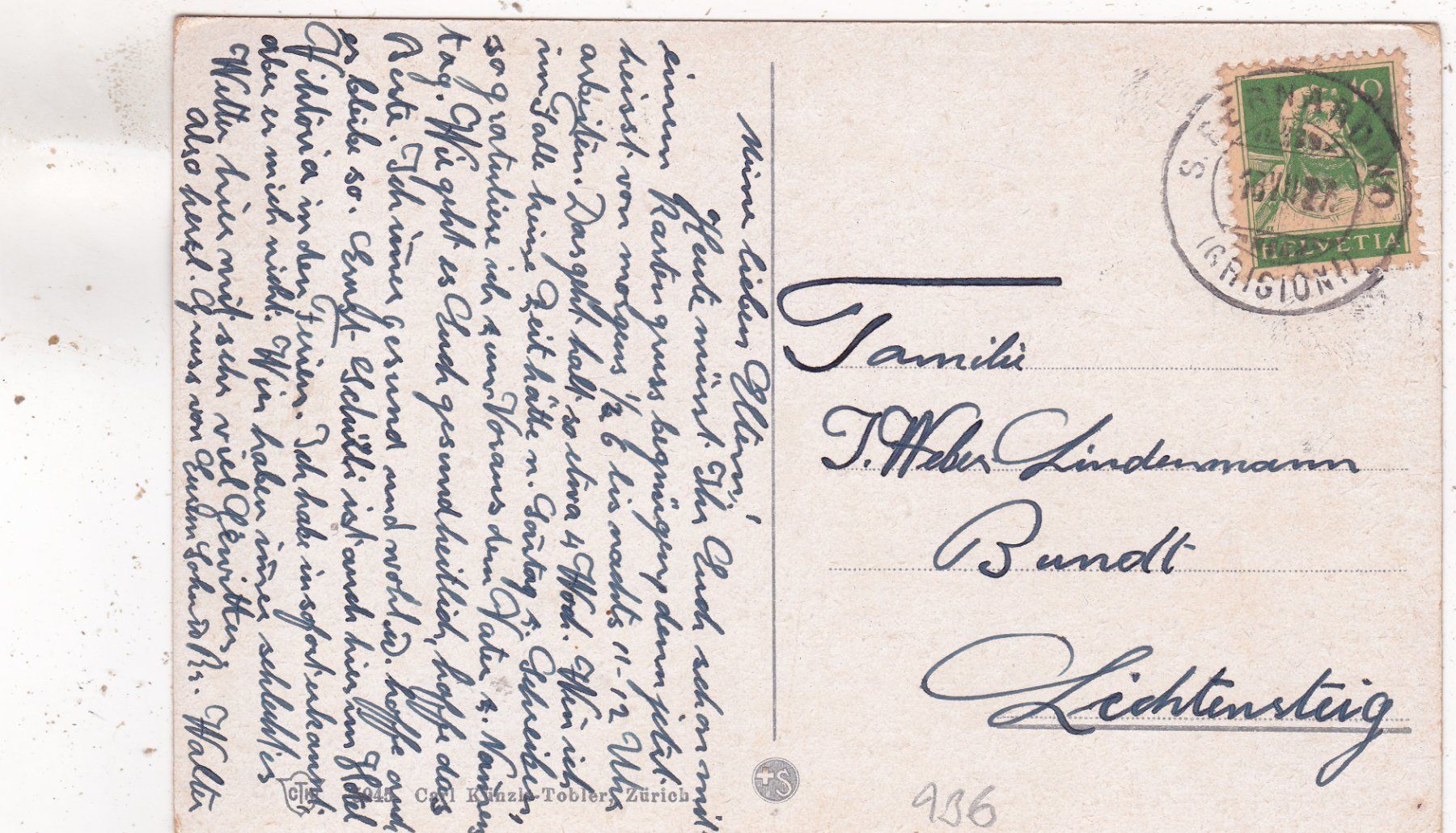 Cartes postales: Mesocco 1927 – D'occasion à Herisau par Lisegrat2008 1