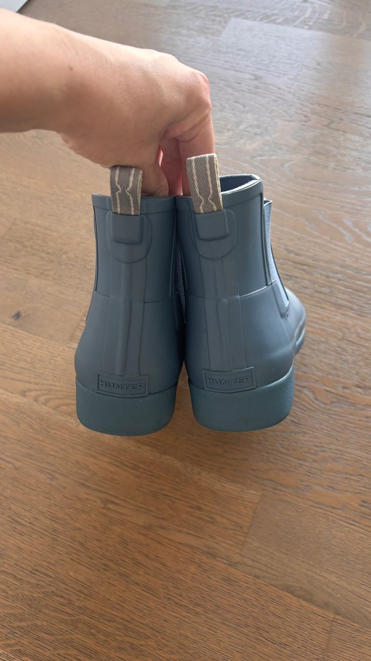 Hunter Scarpe da donna: Hunter Original Commando Wellies – Pale Blue, Gr. 40/41 – Usato da Zürich venduto da neu_xzs2 3