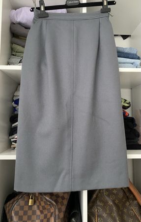 vintage claire paris 100% wool jupe  36
