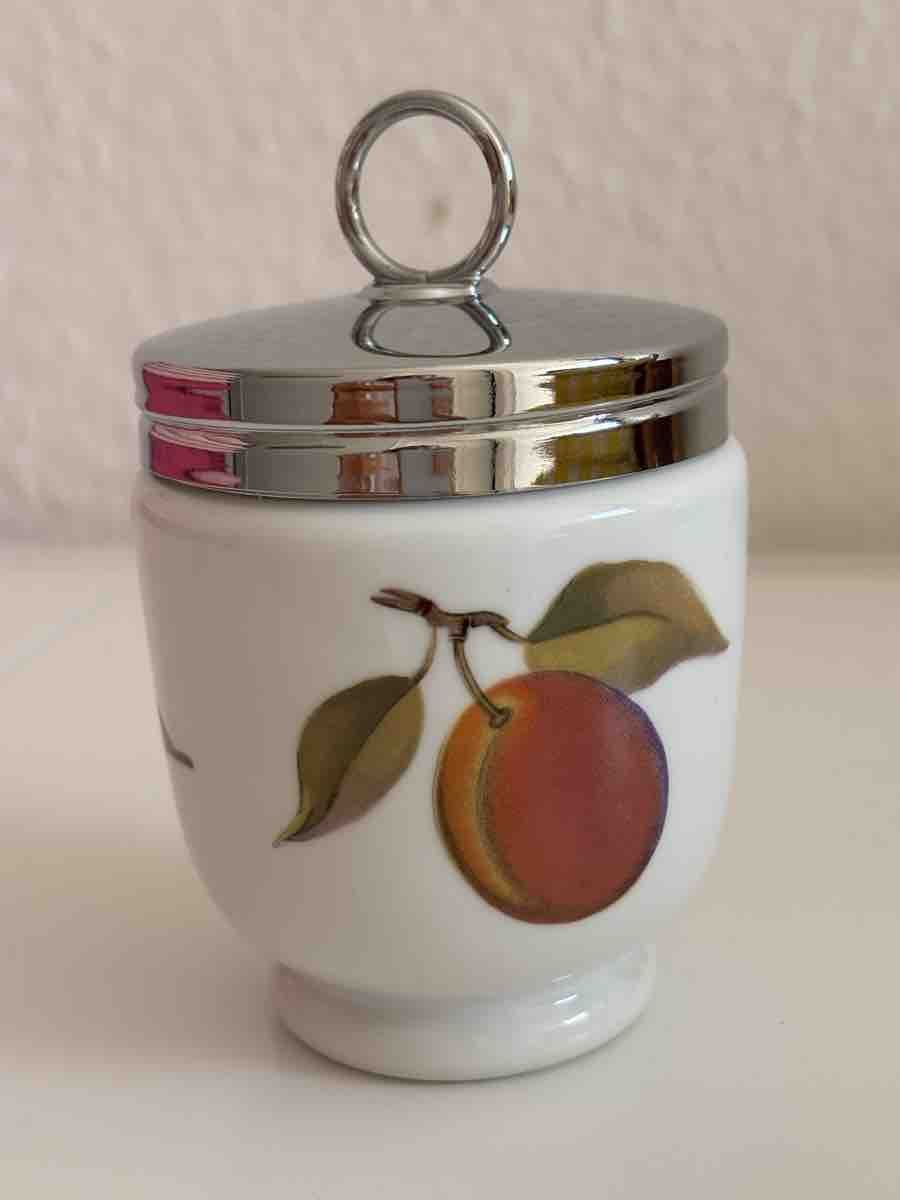 Royal Worcester Altre Stoviglie: Royal Worcester Eierbecher Egg King Size Früchte – Nuovo (secondo la descrizione) da Kreuzlingen venduto da Lemmine 1