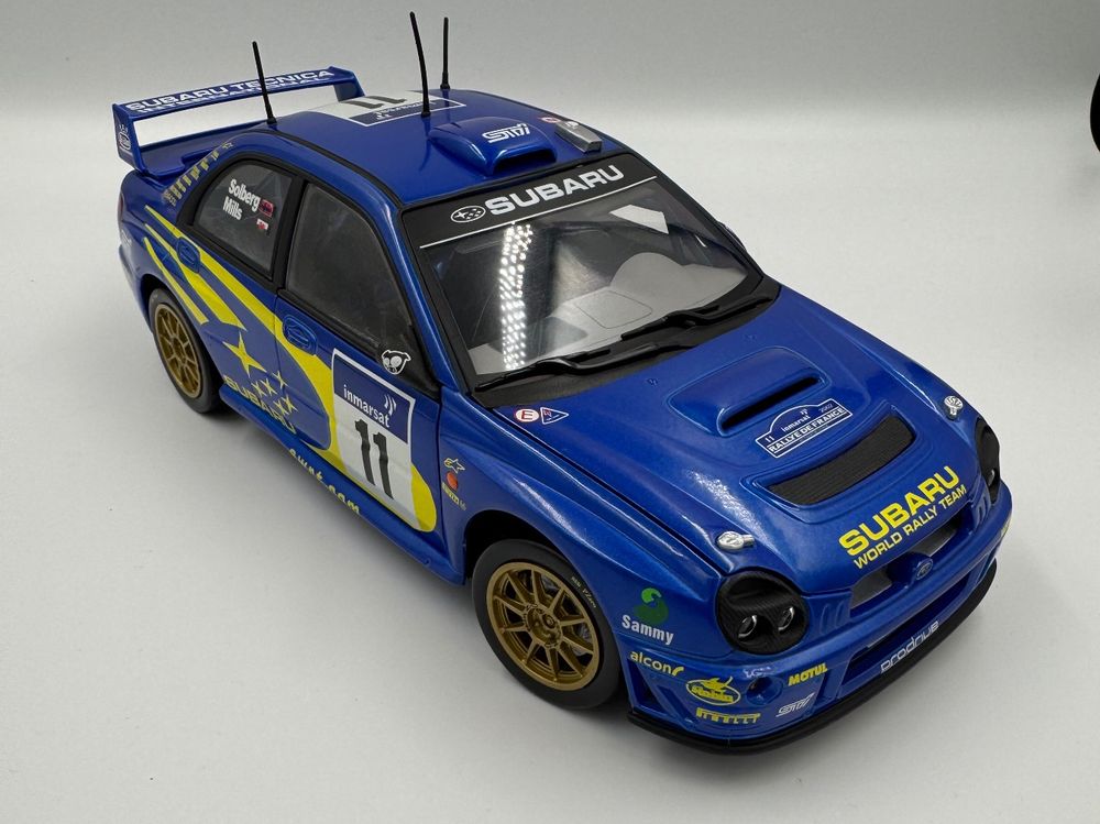 1/43 Subaru Impreza S9 WRC`03 Rally de France Tour de Corse 2003 #7 P. Solberg